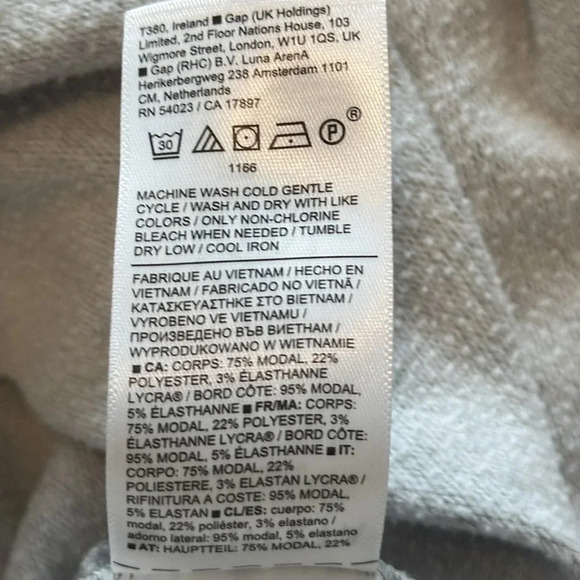 ATHLETA Coaster Luxe Sweatshirt Long Sleeve Pullover Heather Gray Size Small - Picture 10 of 12